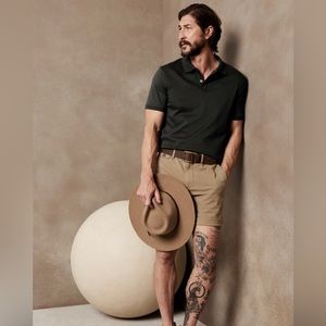 Banana Republic Polo, Size Large, Color Beyond the Pines